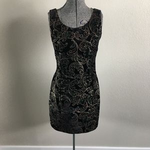 JESSICA MCCLINTOCK Mini Velvet Dress